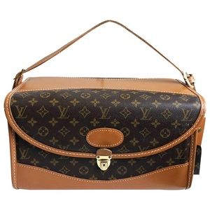 Louis Vuitton & Tan Vintage French Monogram Train Case